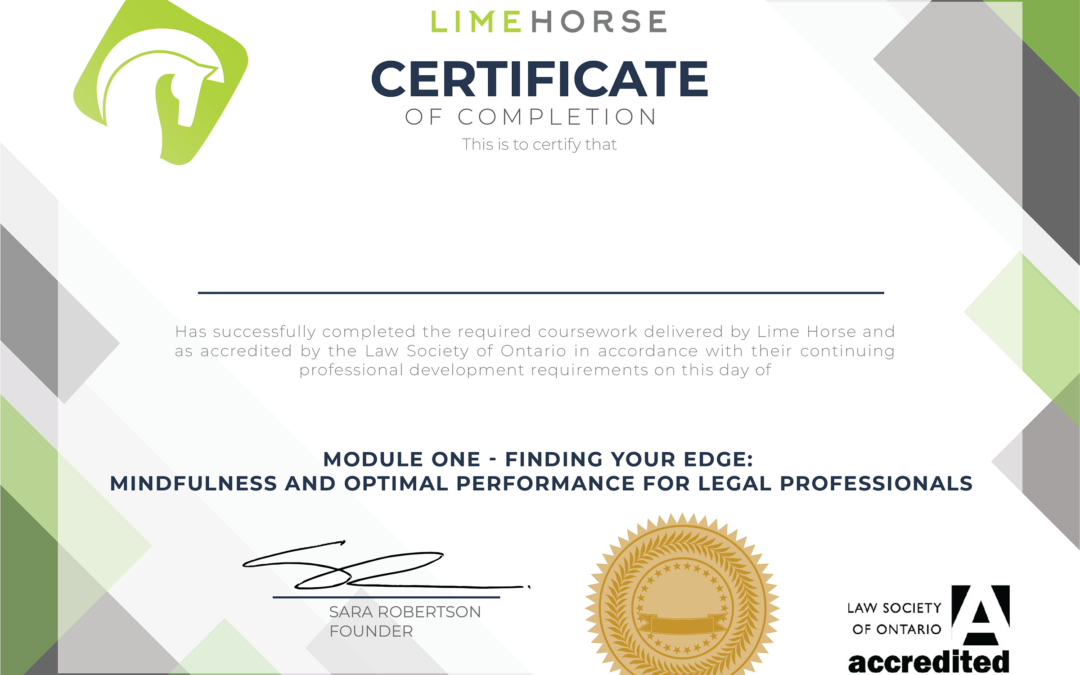 FYE module 1 certificate – gold seal